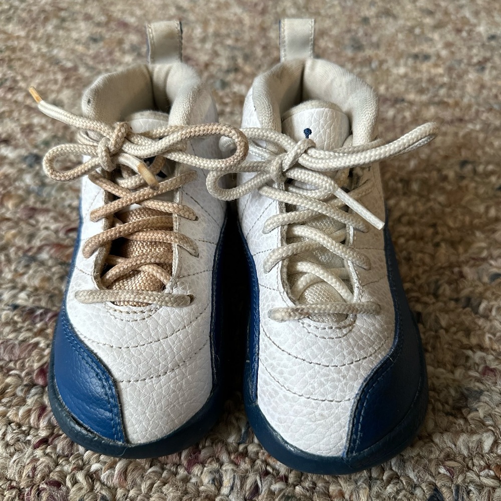 Nike Air Jordan Retro 12 BT 850000-113 Blue High Shoes Sneakers Toddler Size 8C